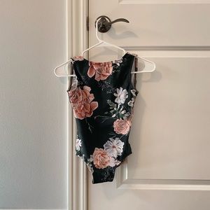 Luckyleo Noir Antoinette Allure Leotard - XS